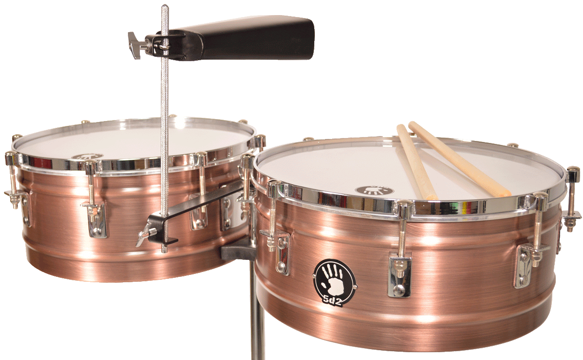 Timbales con terminación tipo cobre IB STORE