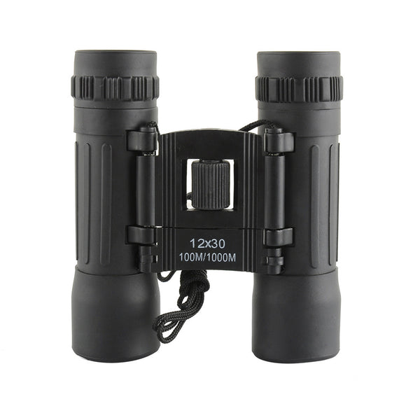 12X30 96/1000m Mini Sports Optics Binocular Telescope Spotting Scope for Hunting Camping Hiking Traveling Concert