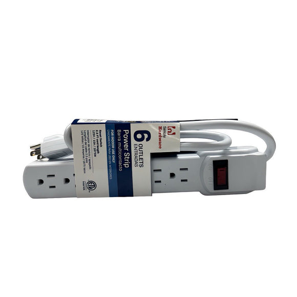 6 Outlet power strip 2.5FT