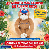 Monito Peluche que suena al apretarlo