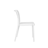 Silla plástica modelo adela color blanco