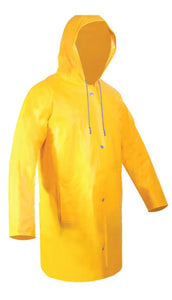 Capa para protegerse de la lluvia color amarillo