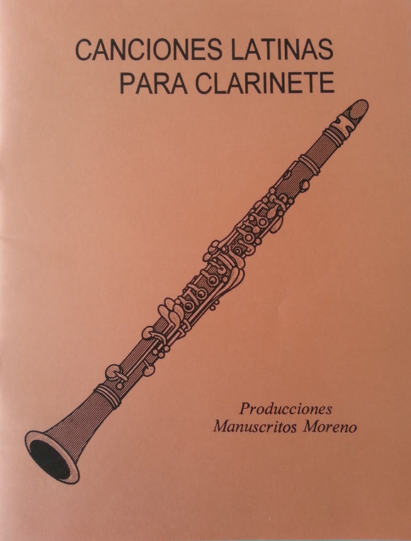 Canciones Latinas para clarinete