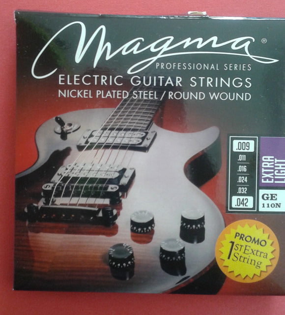 Set de cuerdas de guitarra 009 Magma