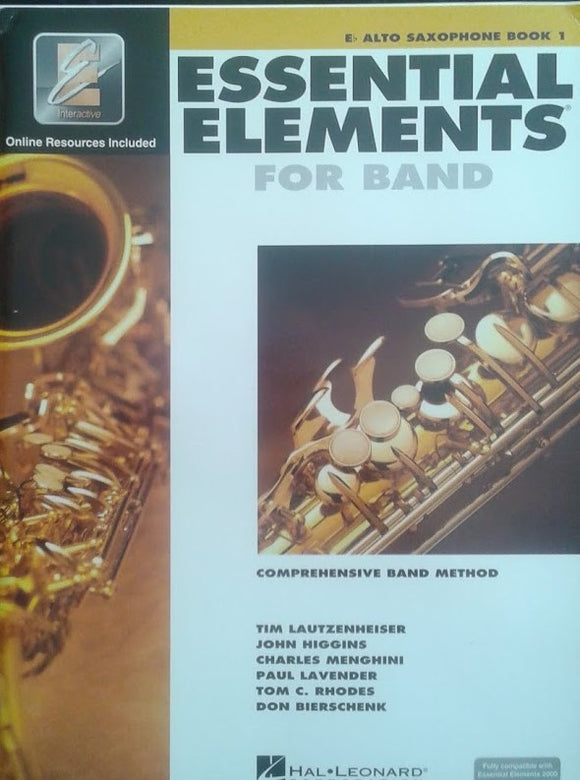 Essencial Elements for band Alto Sax
