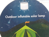 Lampara solar inflable