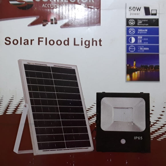 Lampara solar LED SOLAR FLOOD LAMP de 50watts