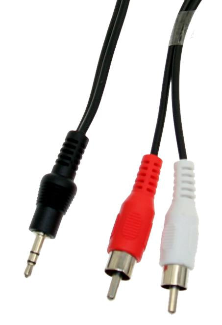 CABLE 1/8 A RCA