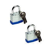 SET DE CANDADOS LOCK:42850 2 PC 1' LAMINATED PADLOCK KEYED