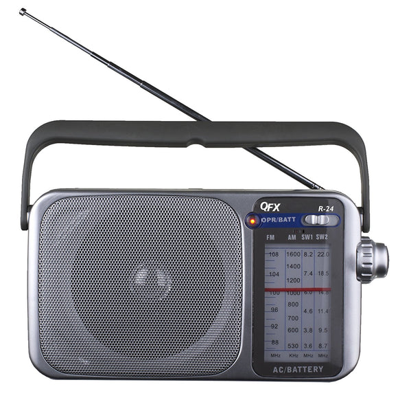 Radio AM FM portátil QFx R-24