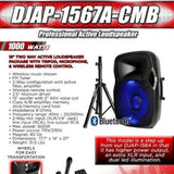 Bocina Amplificada Audio Pipe de 15 " DJAP-1567A-CMB 15