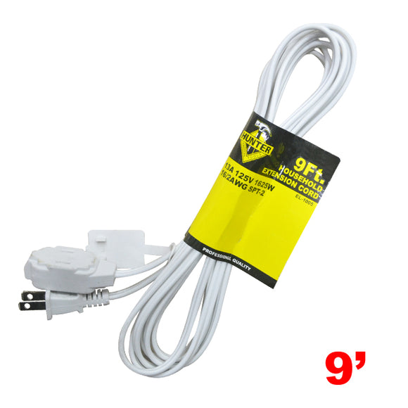 EXTENSION ELECTRICA EL-1005 9' HOUSEHOLD EXT. CORD
