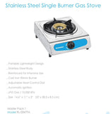 Estufa de gas stainless steel 1 hornilla