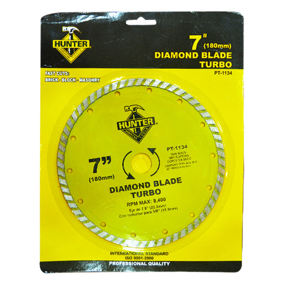 PT-1134 7' DIAMOND BLADE TURBO DRY / DISCO