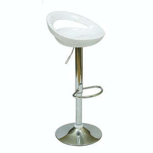 Stool Half Moon color Blanco