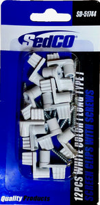 SD-51744 Screen Clips Blanco Largo Muli Pack 12 Pcs
