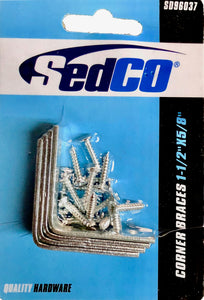 SD-96037 Escuadrita 1 1/2"X1/2" 4 Pcs Sedco