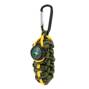 Paracord for Emergency with Compass Self Help Outdoor Camping Hiking Emergency Tool