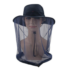 Fishing hats with mosquito netting deals