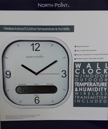 Reloj de Pared con termómetro