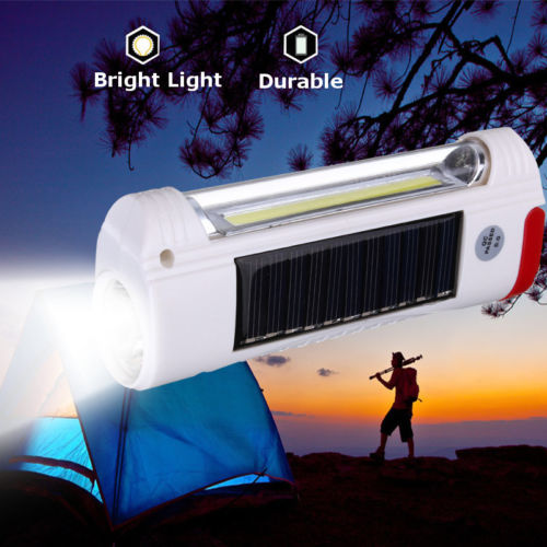 Linterna solar led